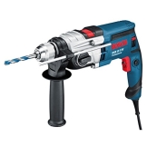 Bosch Professional Schlagbohrmaschine GSB 19-2 RE , 2-Gang, 13 mm Schnellspannbohrfutter, Tiefenanschlag, Zusatzhandgriff, 850 W, Koffer - 1